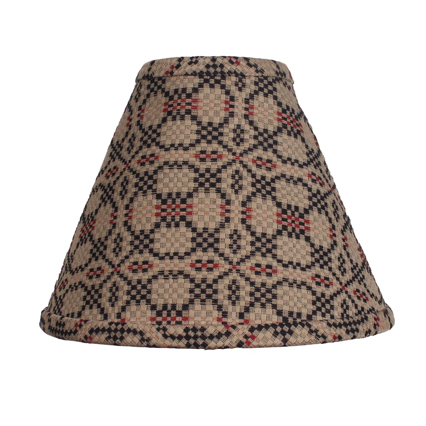 Kendall Jacquard Black 12" Lamp Shade