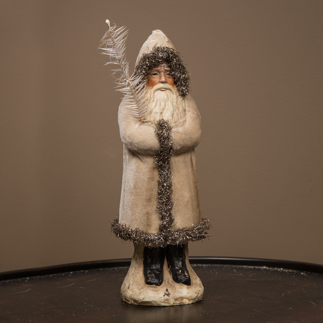 12" Ivory Velvet Belsnickel