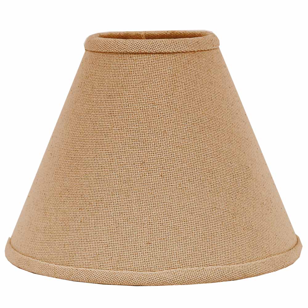 Beige lampshade on a white background