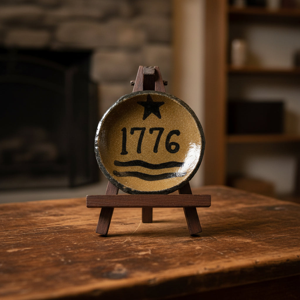 1776 Mini Stoneware Plate