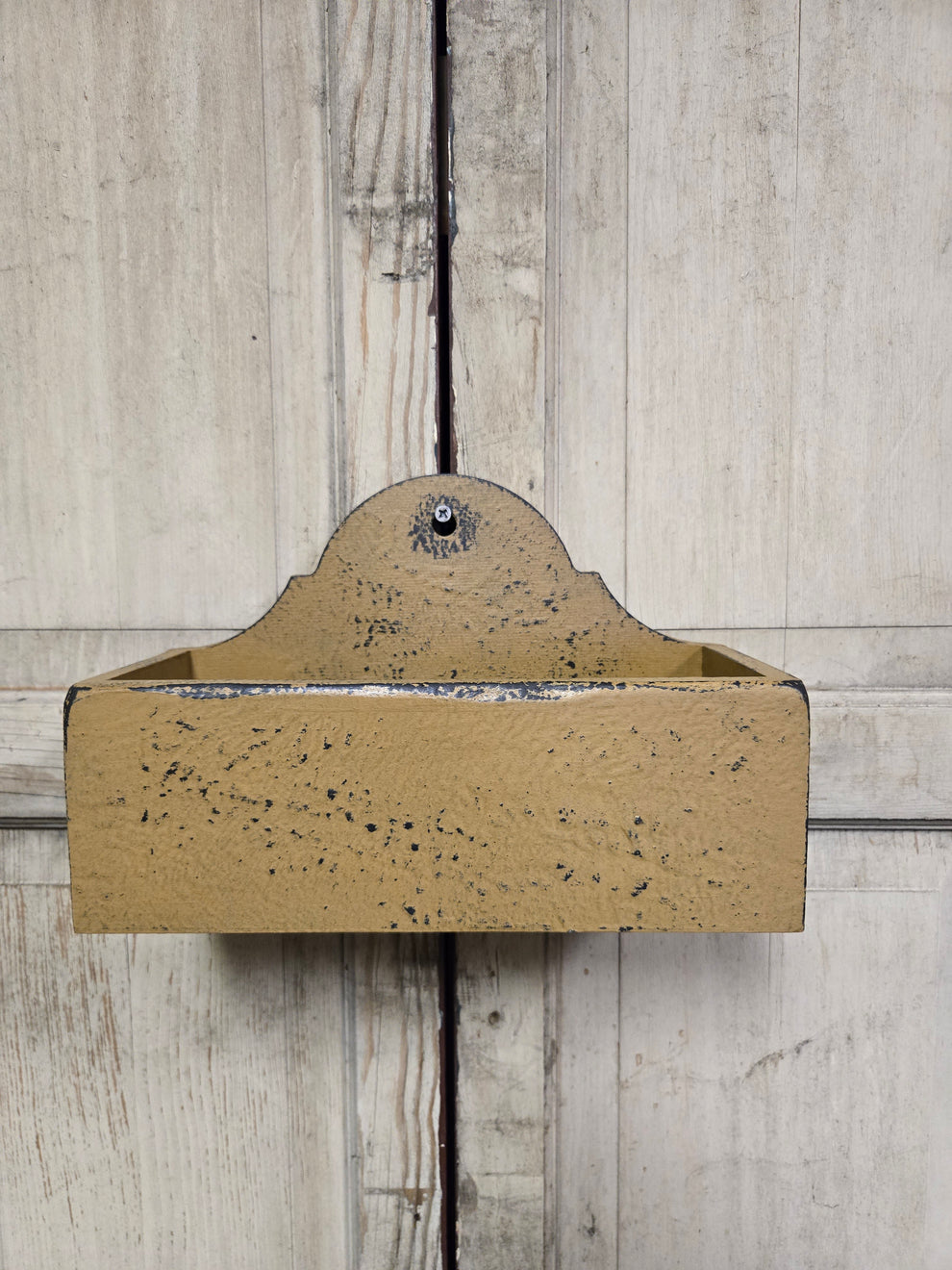 Primitive Candle Box - Mustard