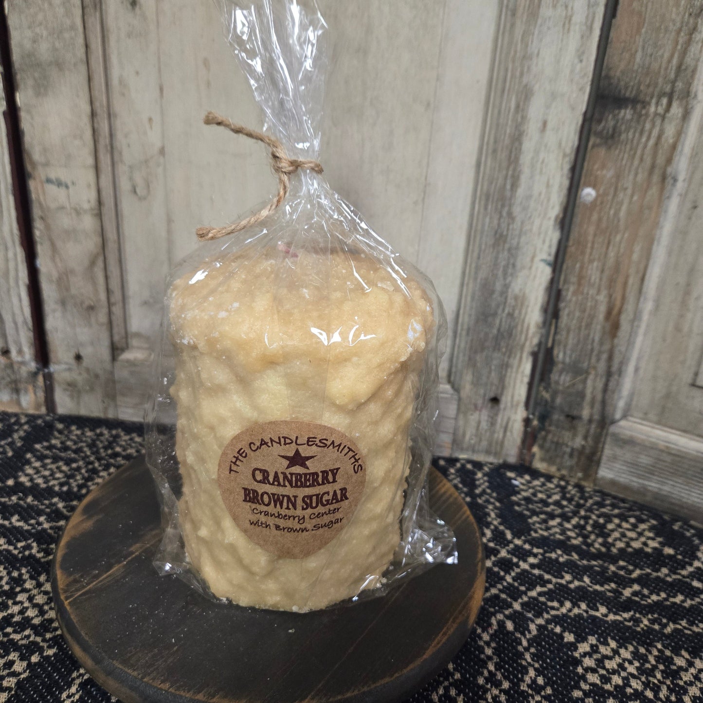 Cranberry Brown Sugar Large Hearth Candle