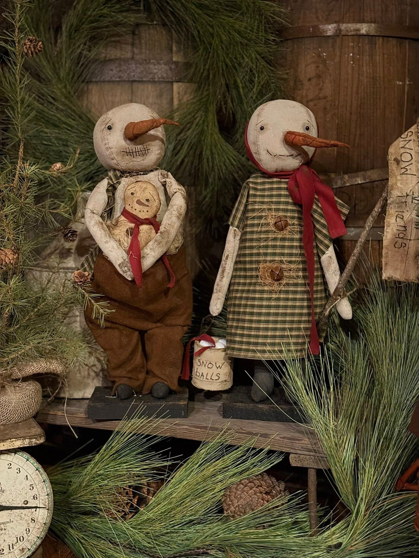 Primitive Sam Snowman