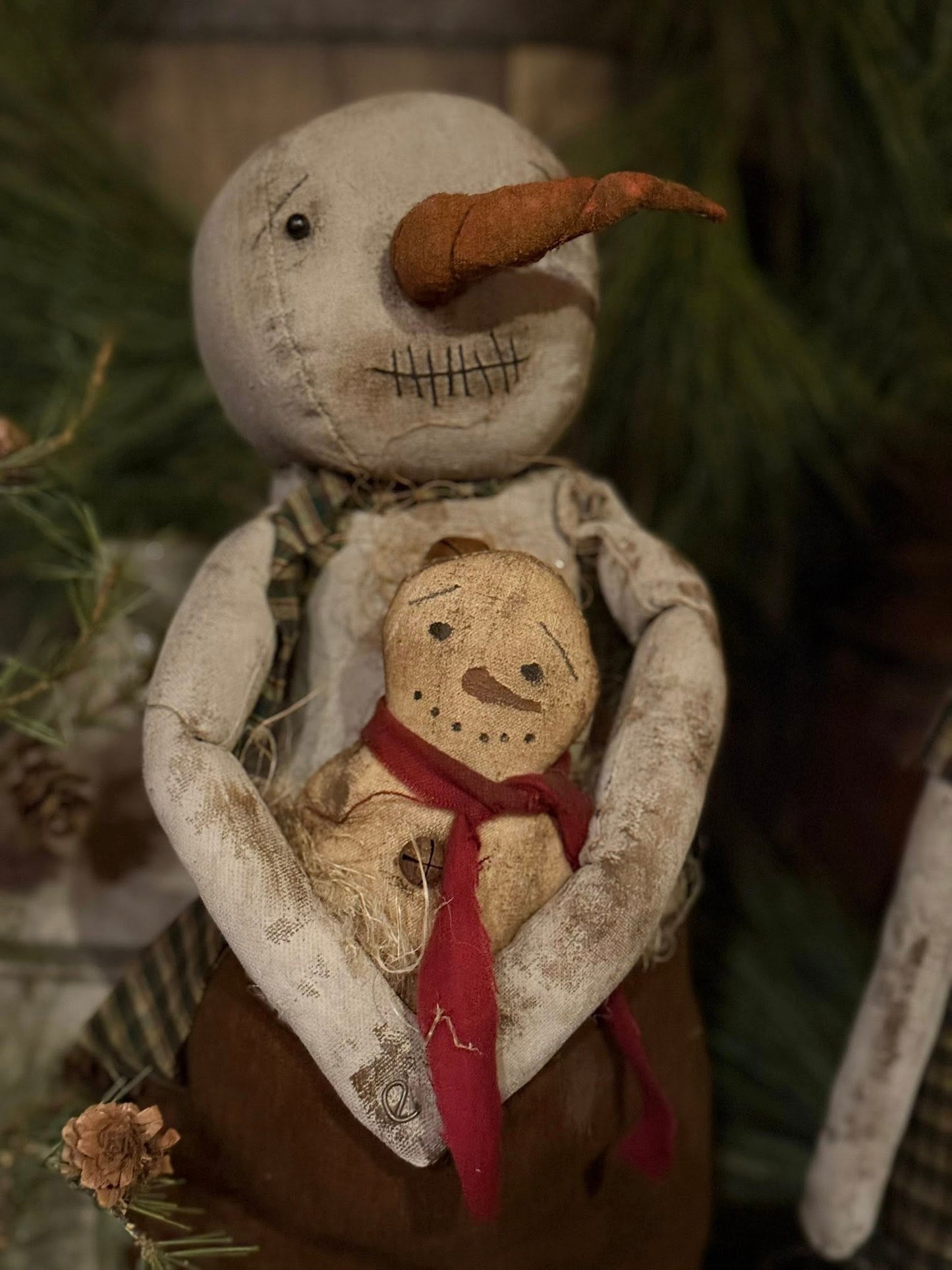 Primitive Sam Snowman