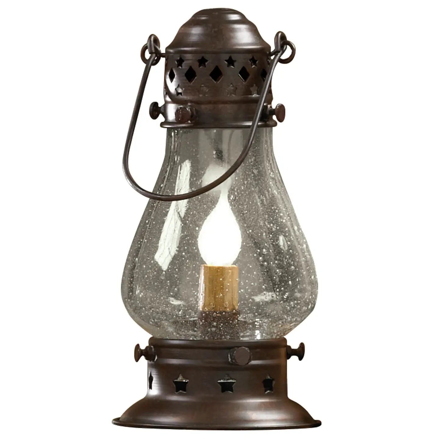 Copper Tall Onion Lamp