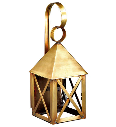 York Wall Light with X Bars - Small