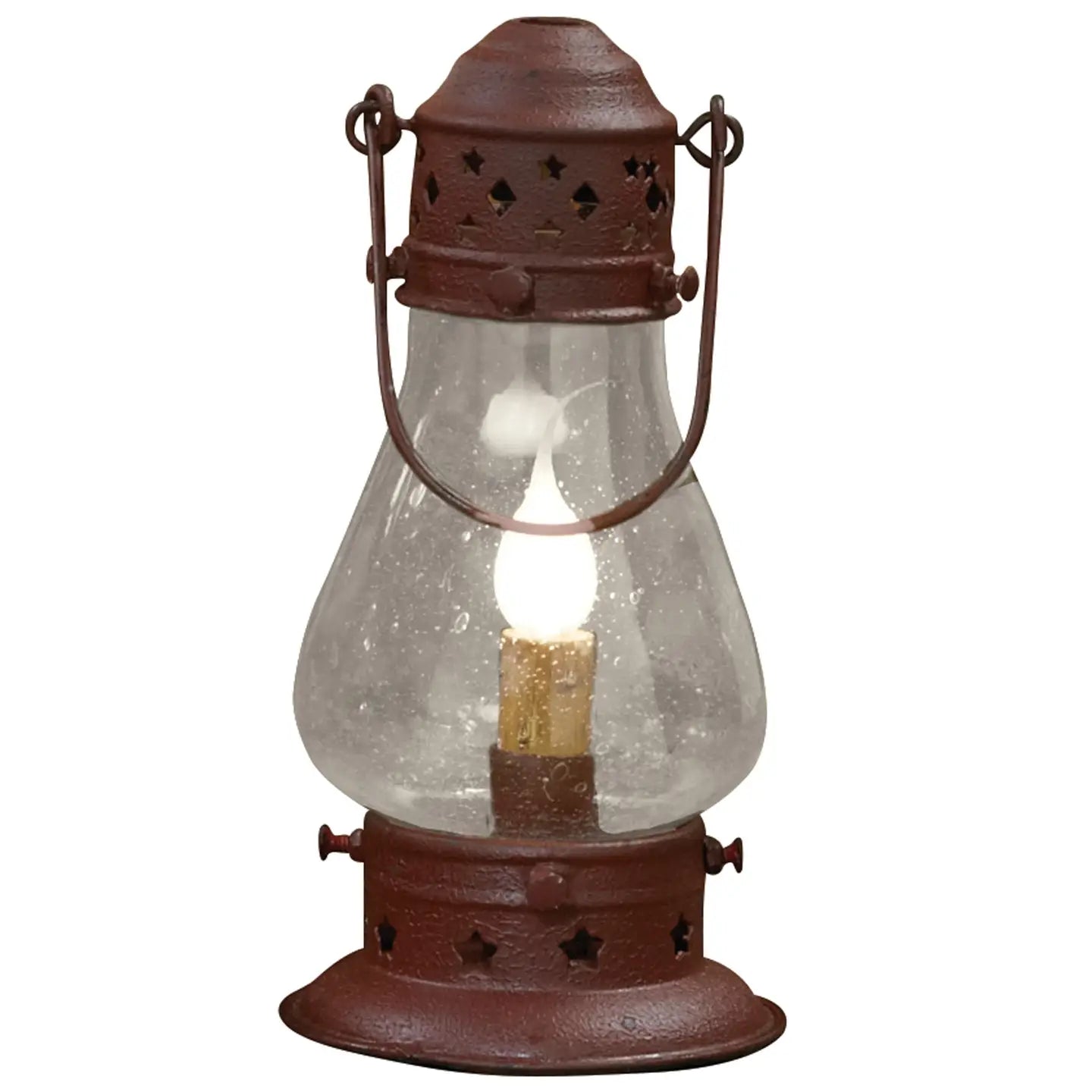 Red Tall Onion Lamp