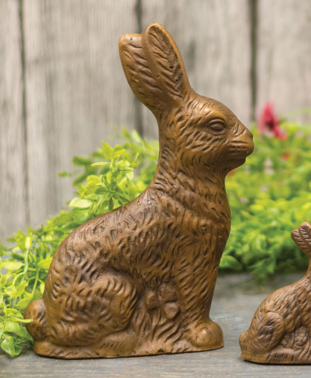 Resin Chocolate Bunny 8"