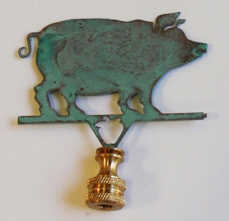 Pig Lamp Finial