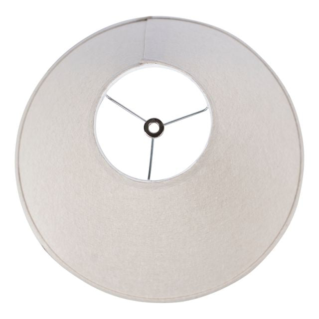 15-Inch Ivory Linen Shade