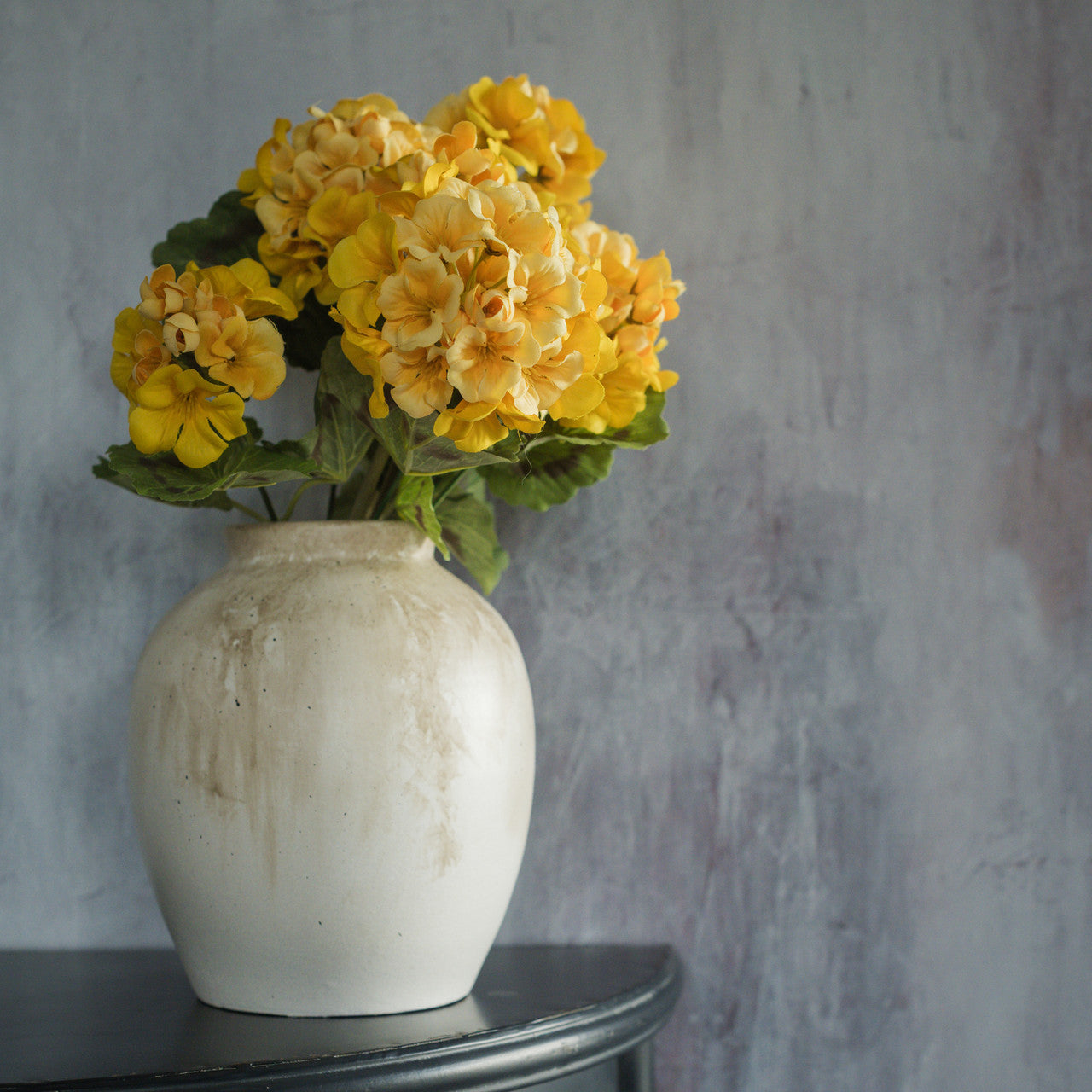 14.5" YELLOW GERANIUM BUSH
