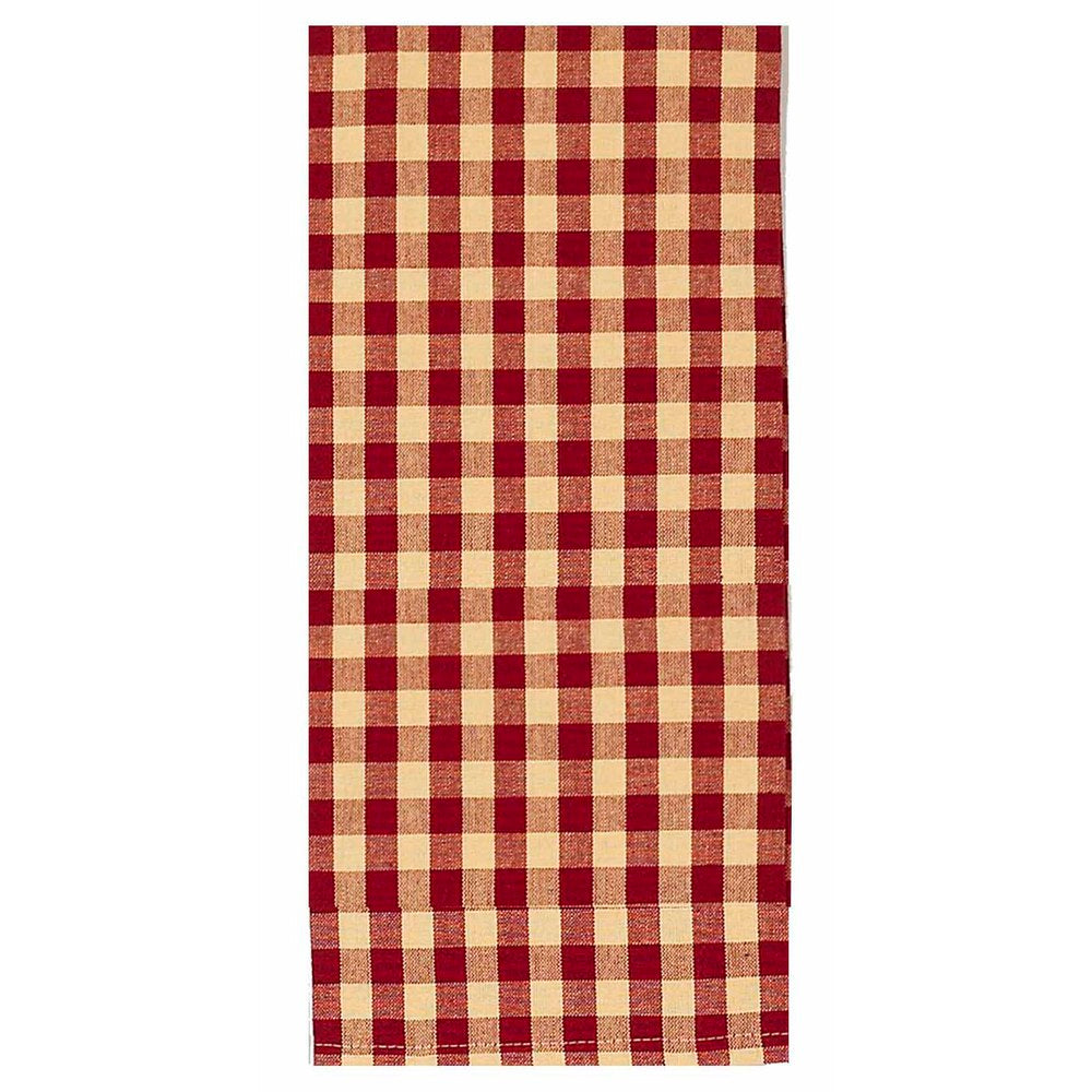 Heritage House Check Towel Barn Red