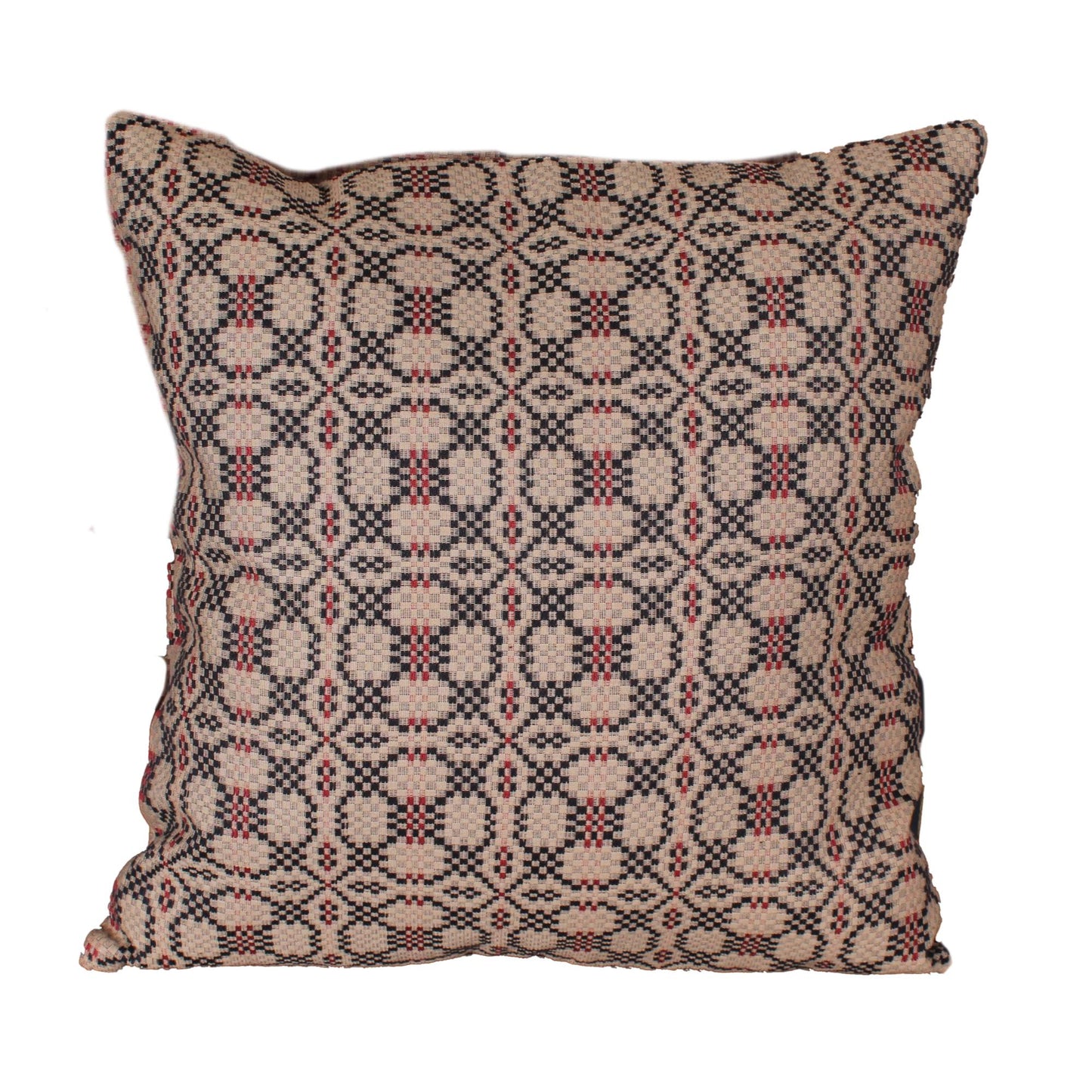 Kendall Jacquard Black Pillow Cover 18"