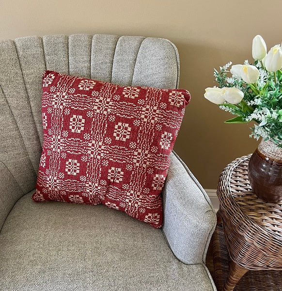 GETTYSBURG RED/TAN PILLOW