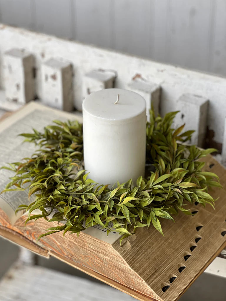 Smilax Candle Ring | Green | 12"