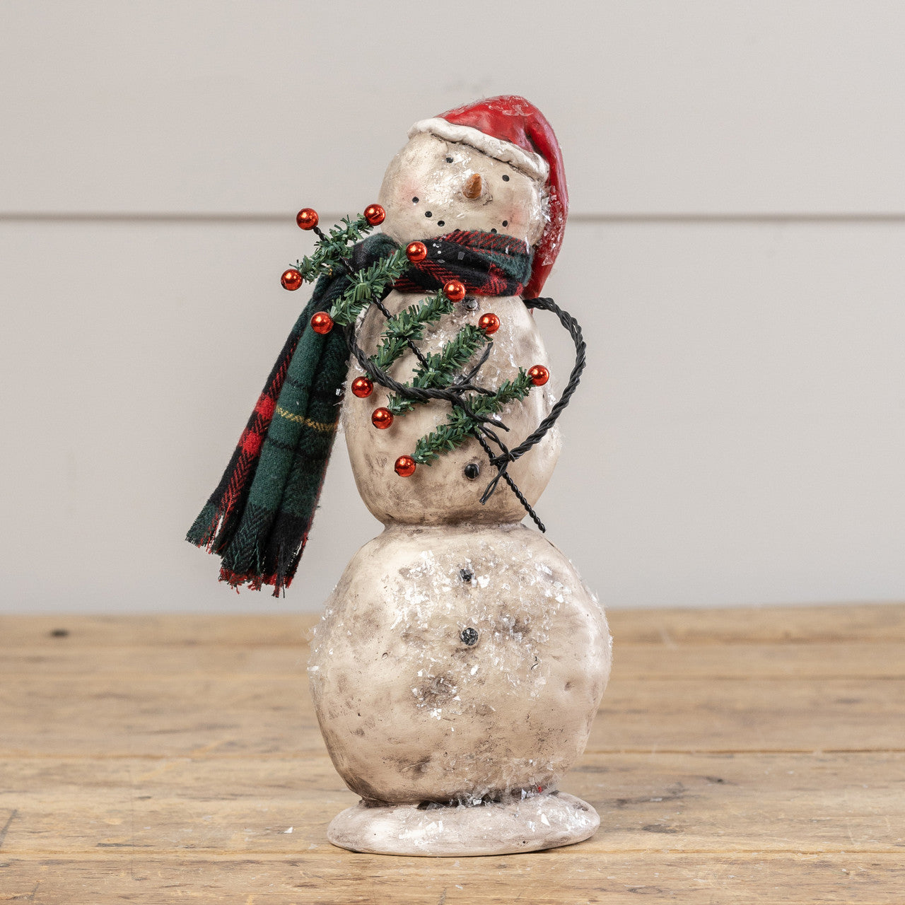 Snowman with Pencil Tree