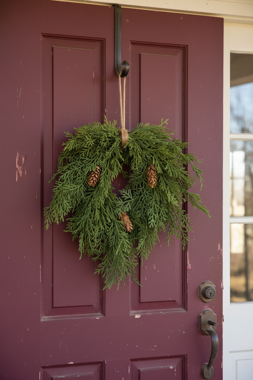 Mini Hanging Wreath | 14" | Cedar