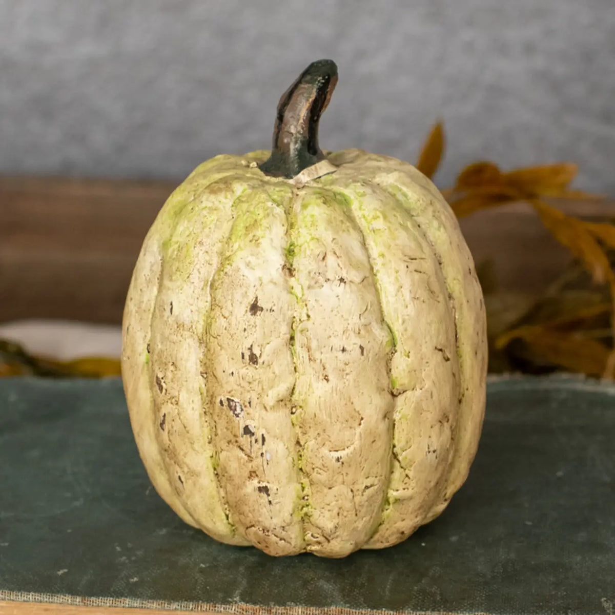 3 3/4" White Tall Pumpkin