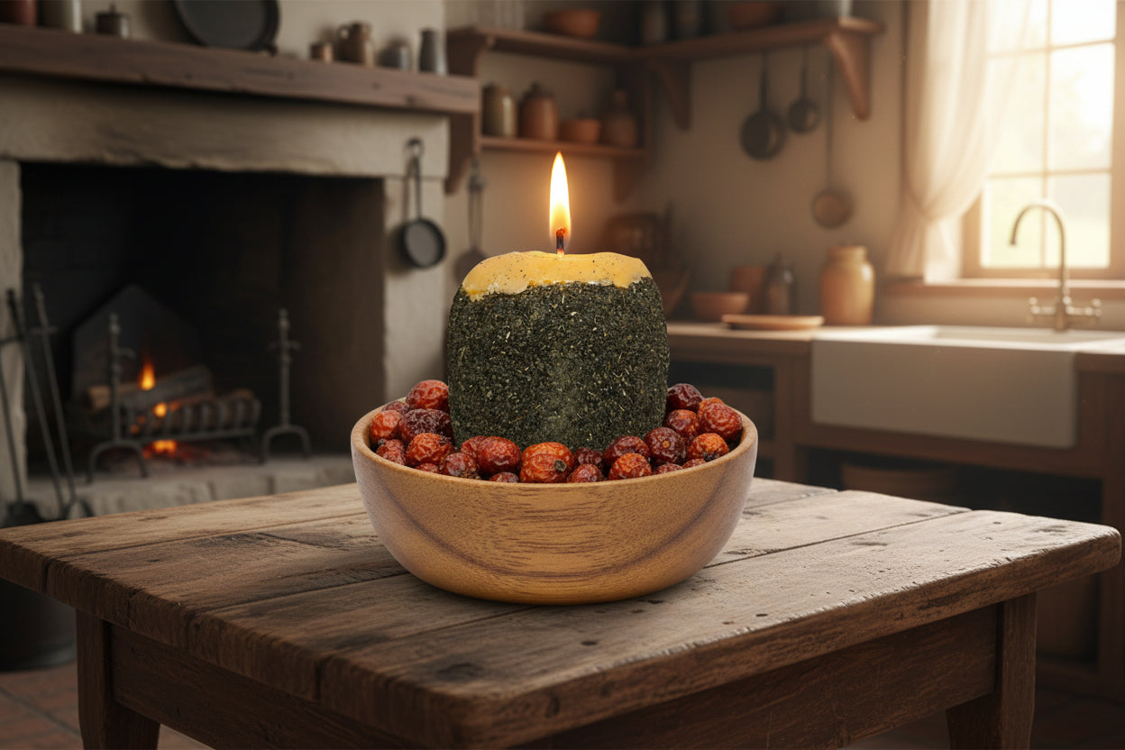 Americana Vintage Patchouli and Burnt Orange Hearth Candle