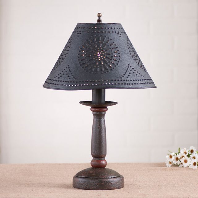 Butcher's Lamp Base in Americana Espresso