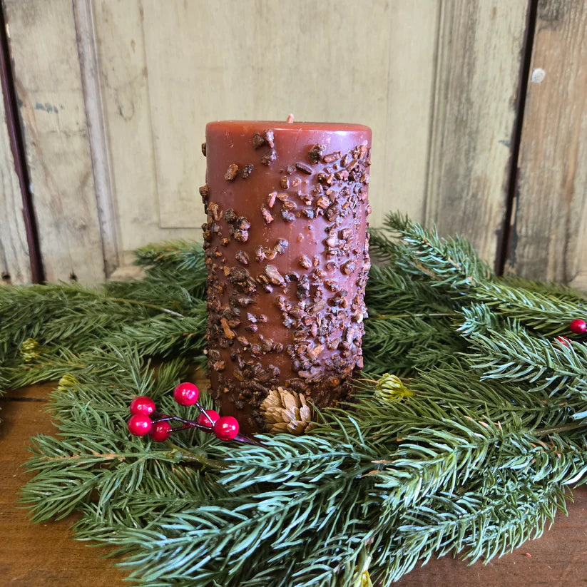 Country Inn Pillar Candle 3" x 6"