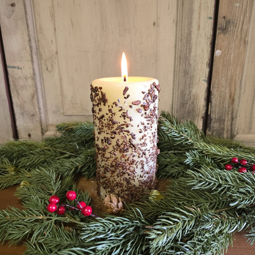 Dutch Apple Pie Pillar Candle 3" x 6"
