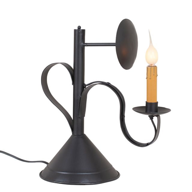 Early American Accent Light in Smokey Black