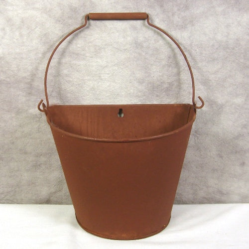 Half Floral Tin Bucket