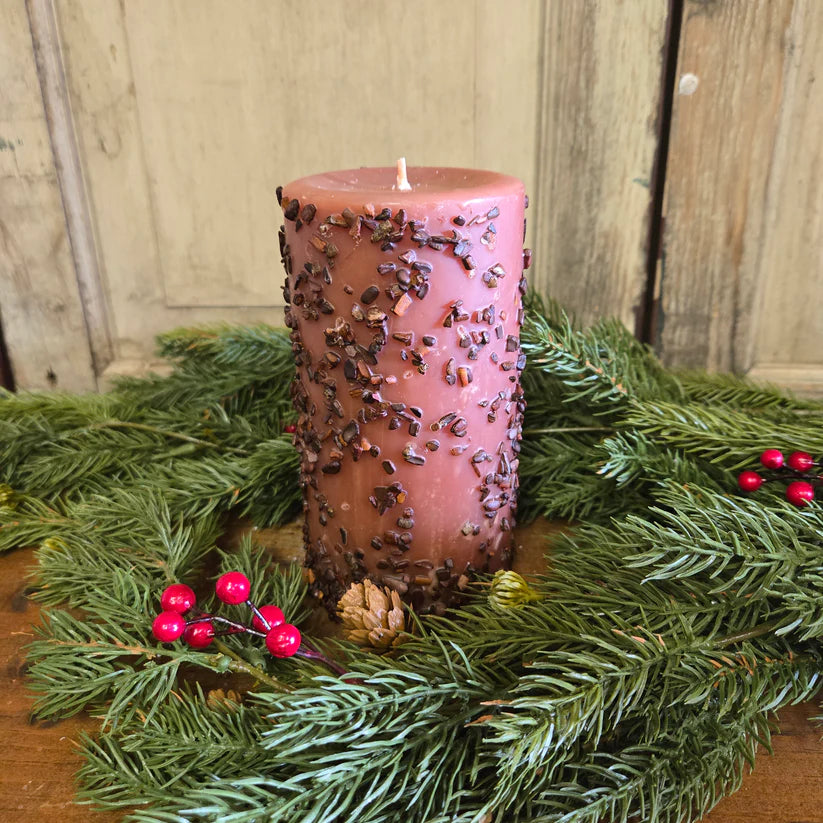 Gingerbread Pillar Candle 3" x 6"
