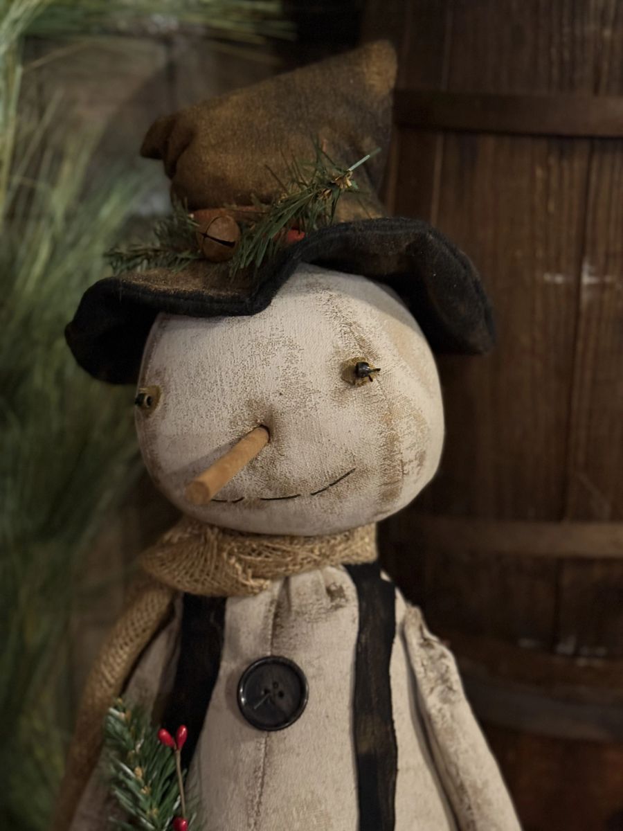 Primitive Jolly Snowman