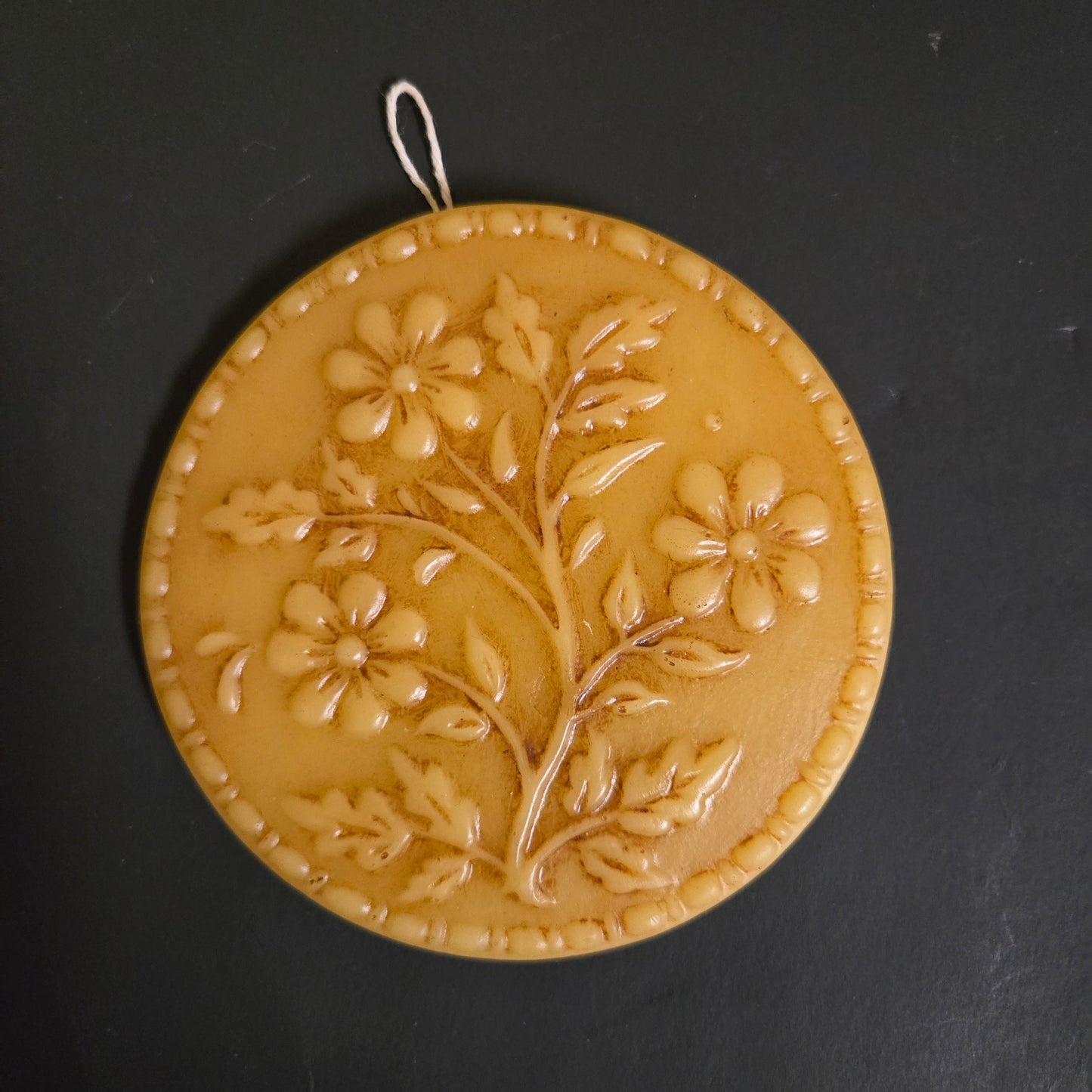 Round Thistle Beeswax Ornament