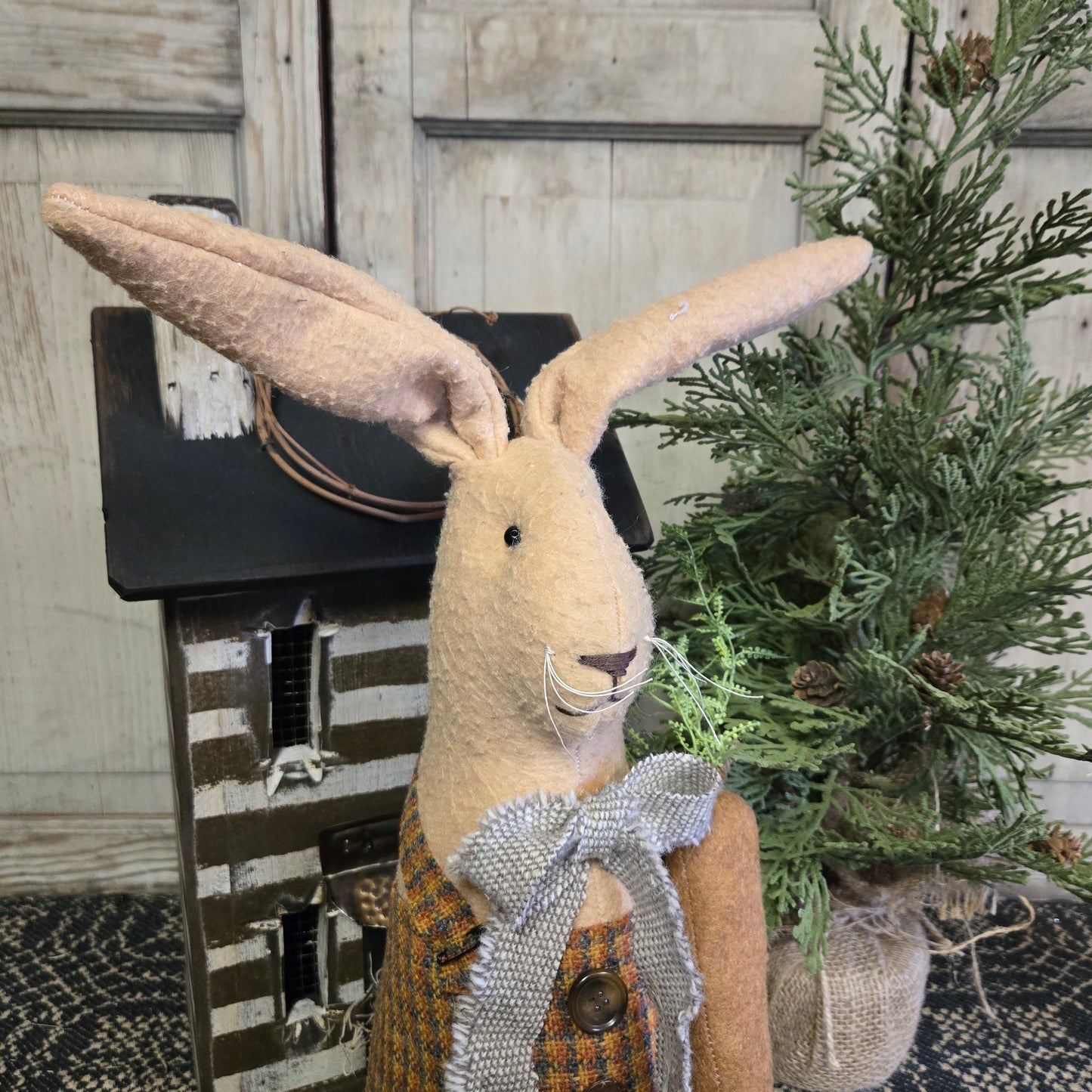 Mrs. Bunny Holding Carrot