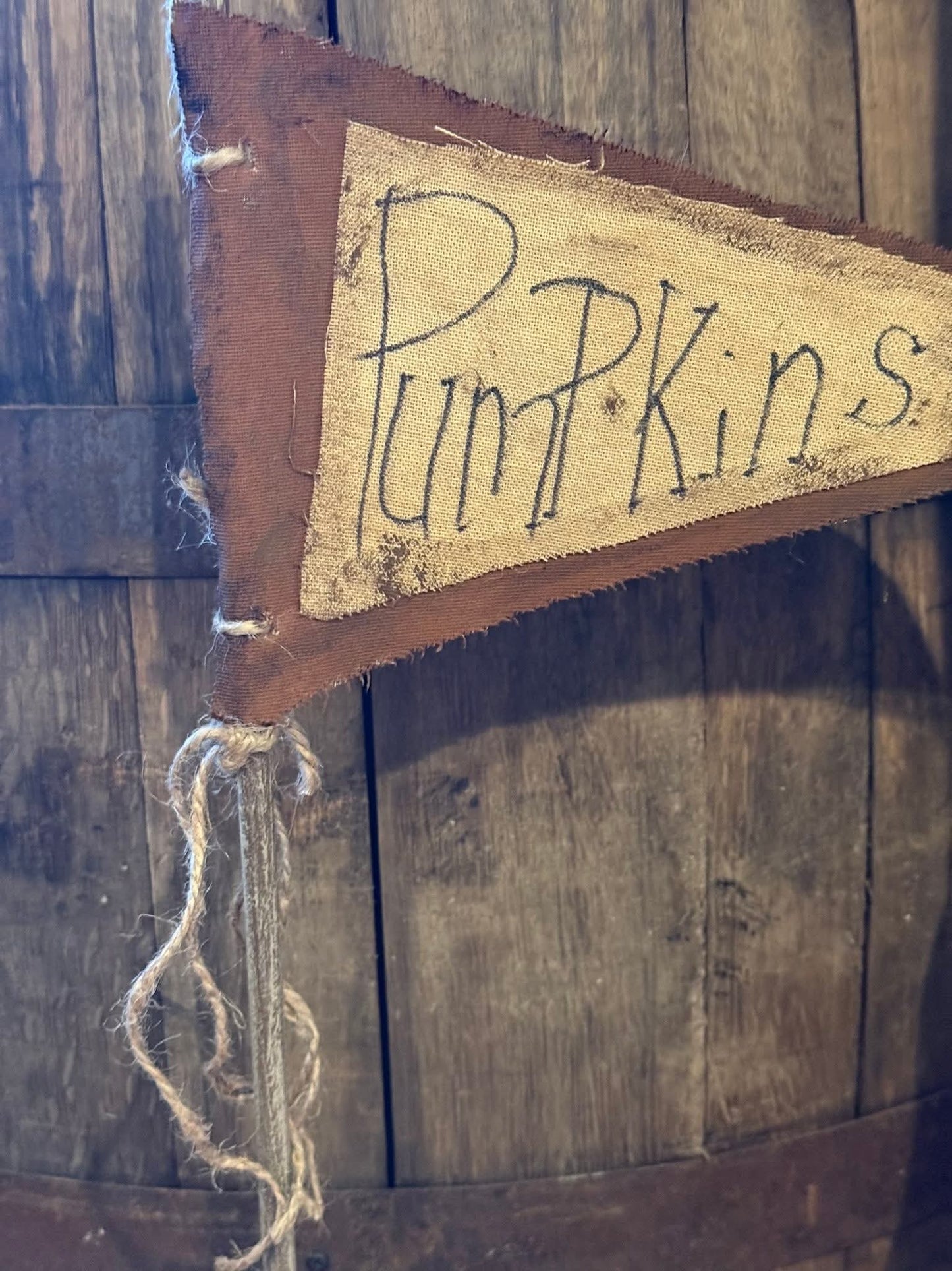 Primitive Pumpkins Flag