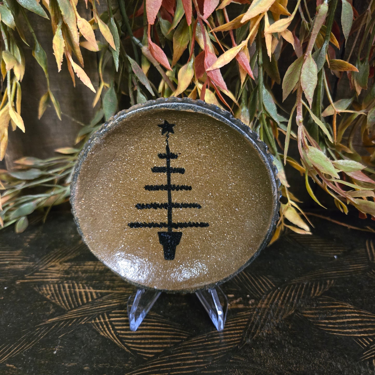 Collection of Mini Round Stoneware Plates