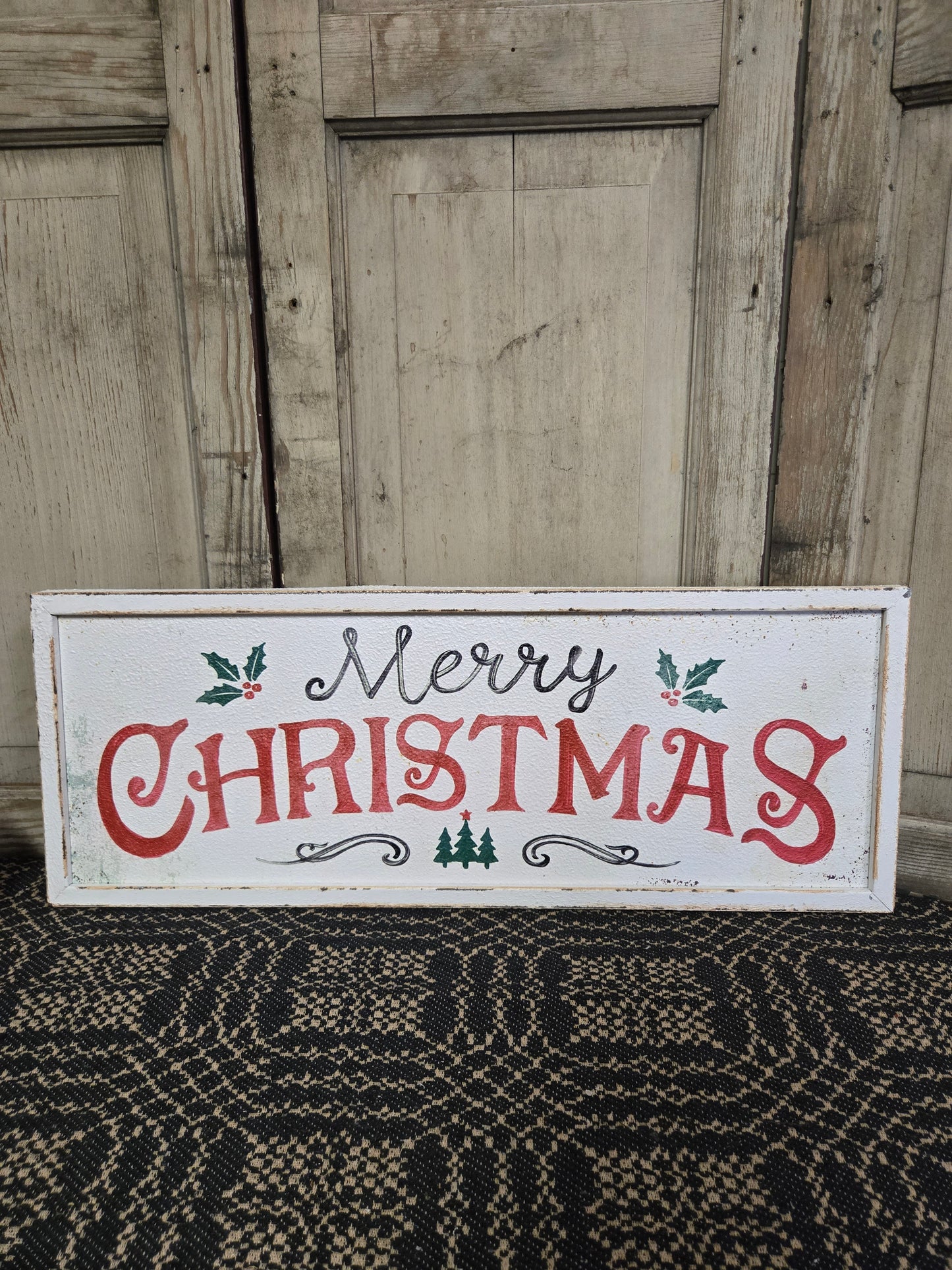 24" MERRY CHRISTMAS SIGN