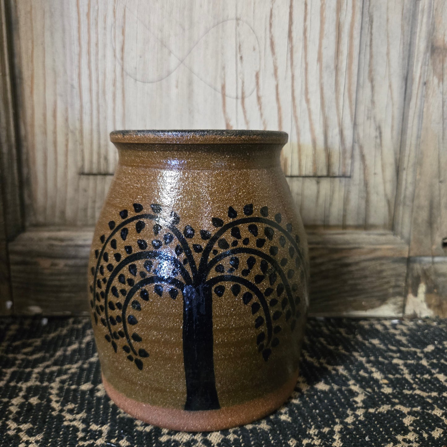 Collection of Small Stoneware Canning Crocks