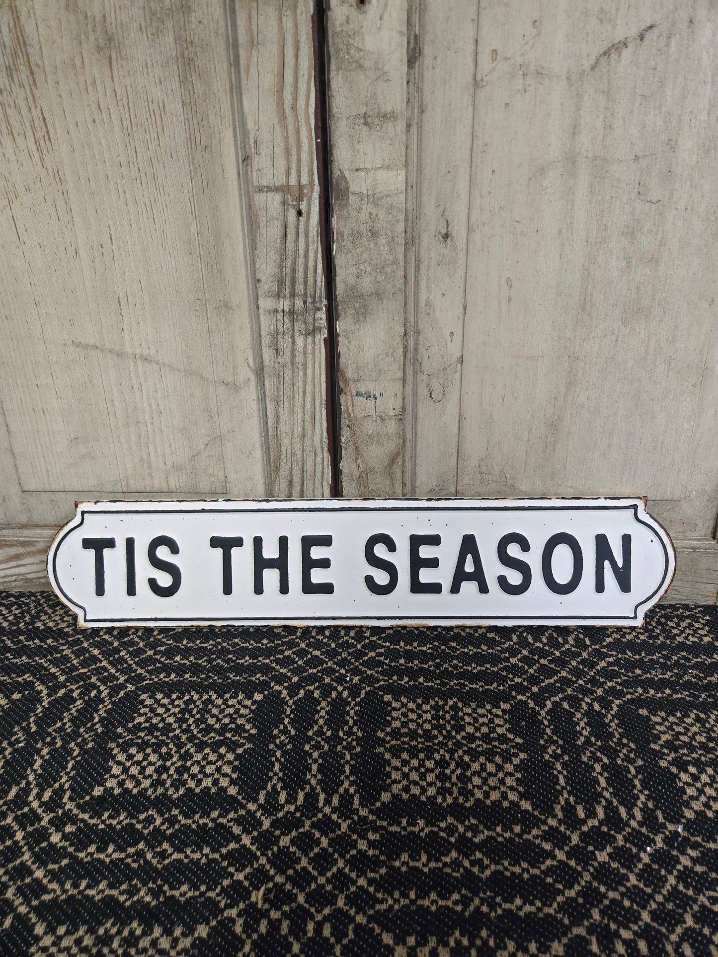 Tis The Season Metal Sign