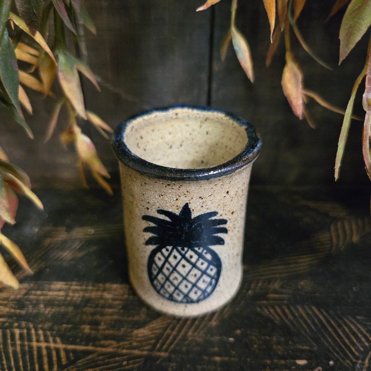 Collection of Mini Stoneware Crocks