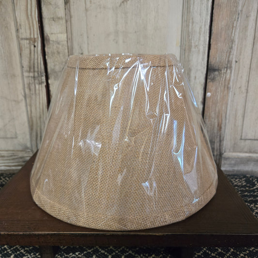 12" Burlap Lampshade