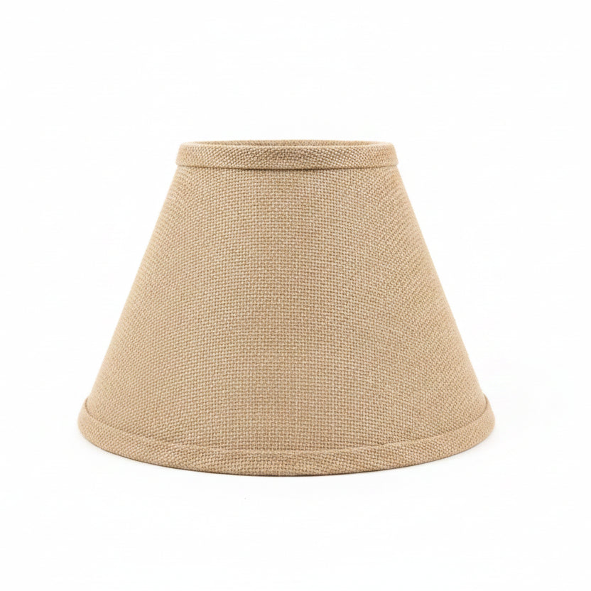 12" Burlap Lampshade