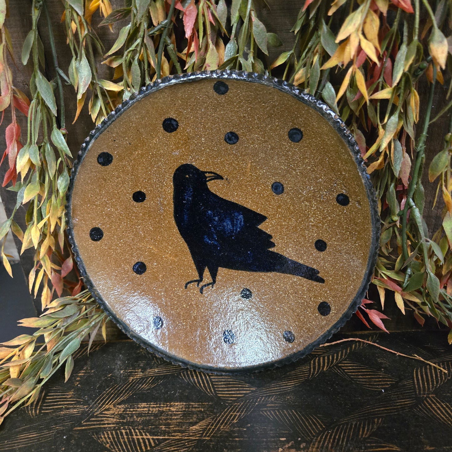 Collection of Round Stoneware Plates - 8"