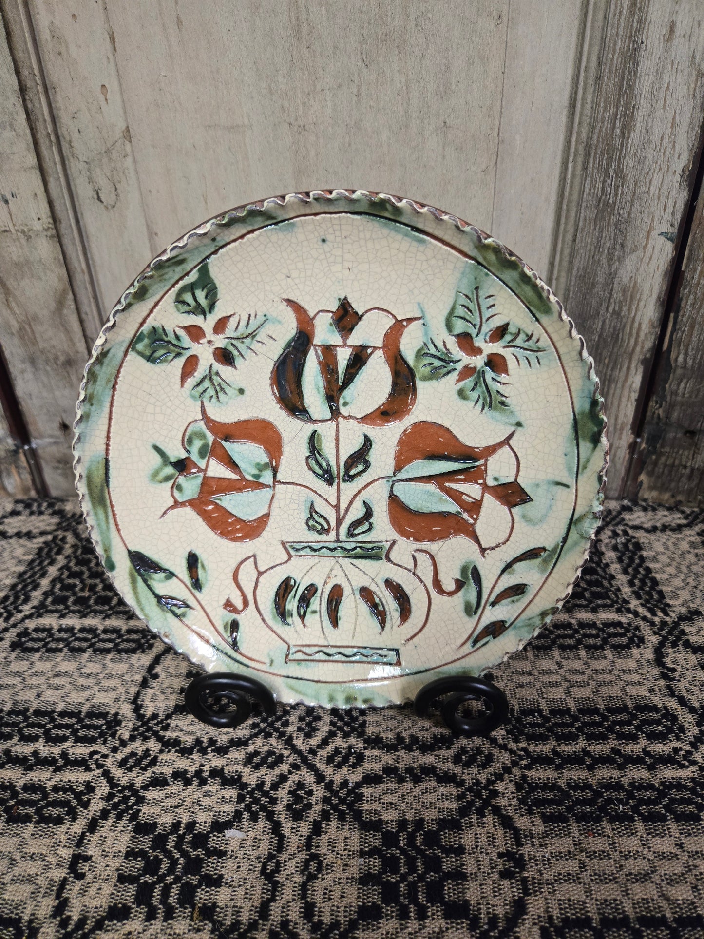 Collection of 8" Round Plates - Turtle Creek Pottery from the Workshops of David T. Smith