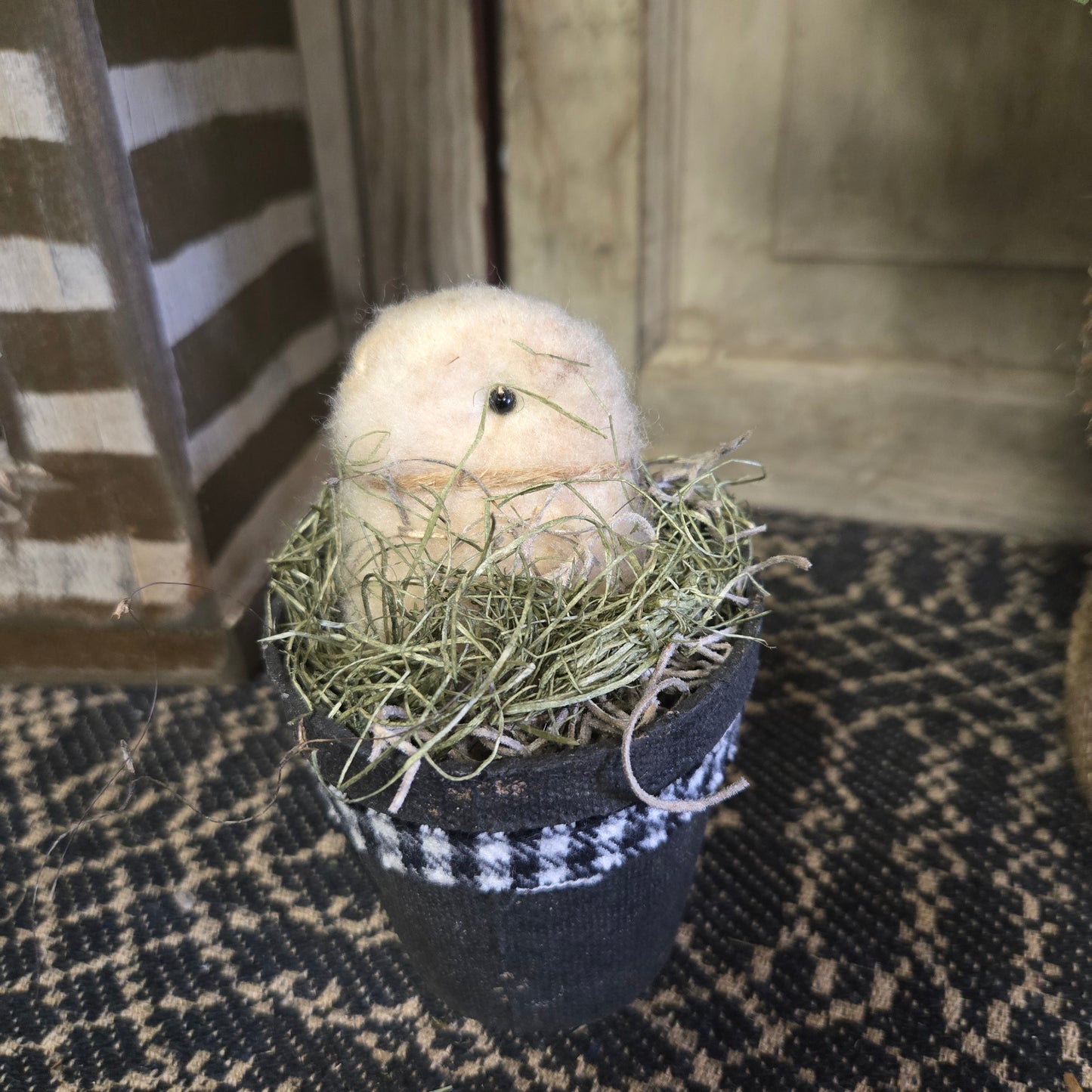 Primitive Chick in Pot