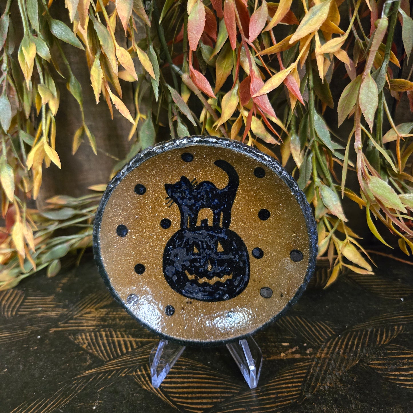 Collection of Mini Round Stoneware Plates