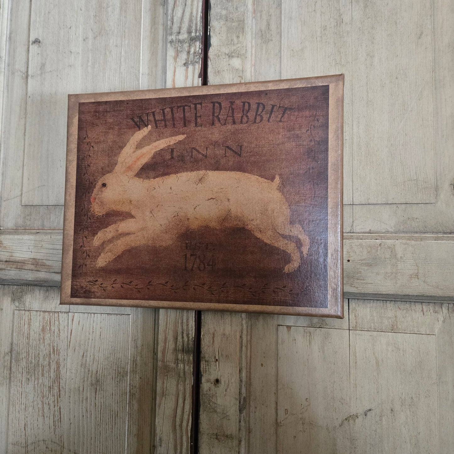 11X14 White Rabbit Inn Canvas Print