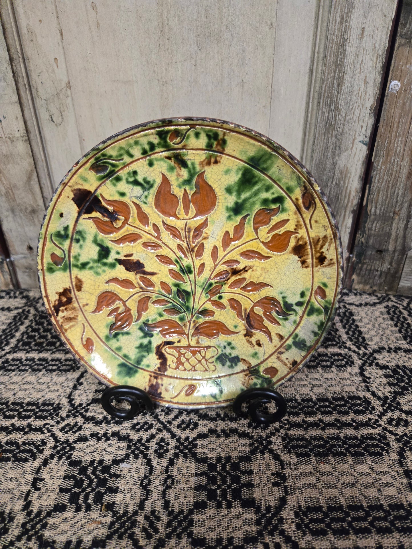 Collection of 8" Round Plates - Turtle Creek Pottery from the Workshops of David T. Smith