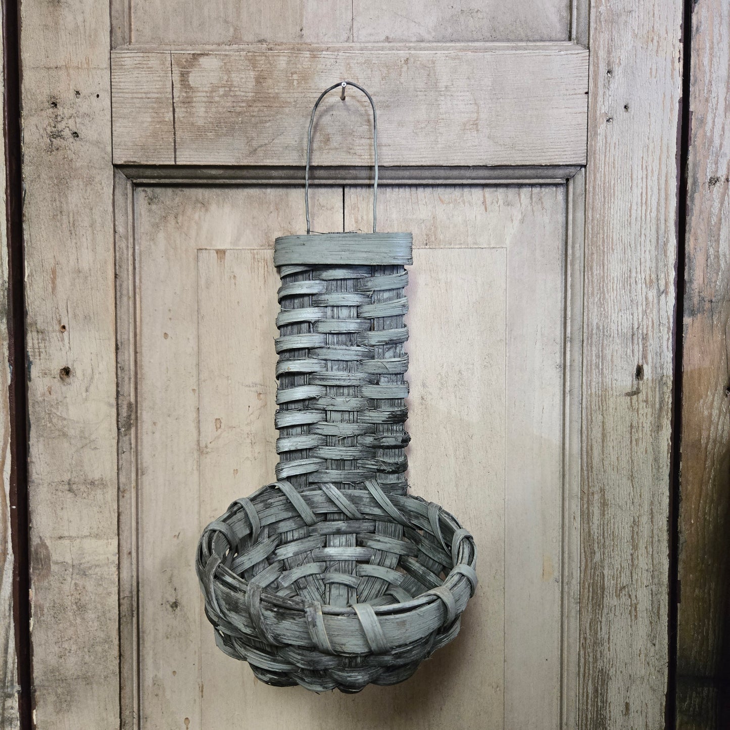 Primitive Cupboard Basket Robin's Egg Blue