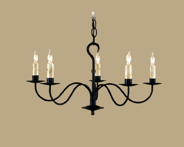 Stoughton Wrought Iron Chandelier