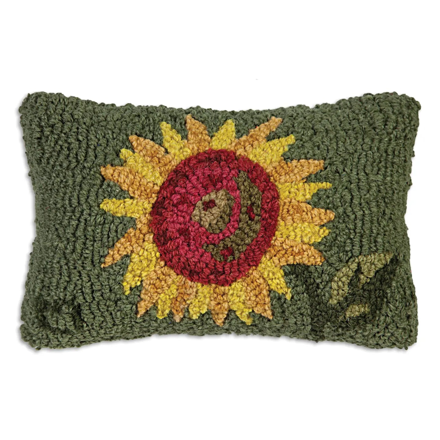 Sunflower Hooked Pillow