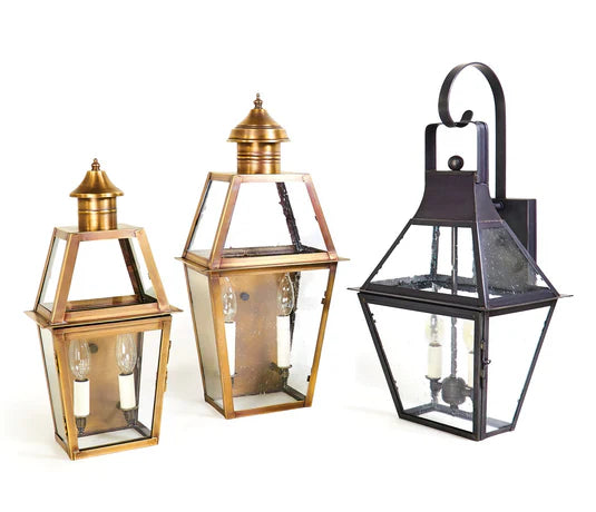 Northeast Lantern - American Made Handcrafted Solid Brass and Copper Lighting